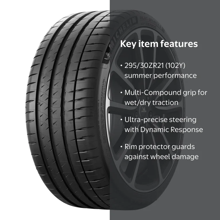 Michelin Pilot Sport 4 S Summer 295/30ZR21/XL (102Y) Tire