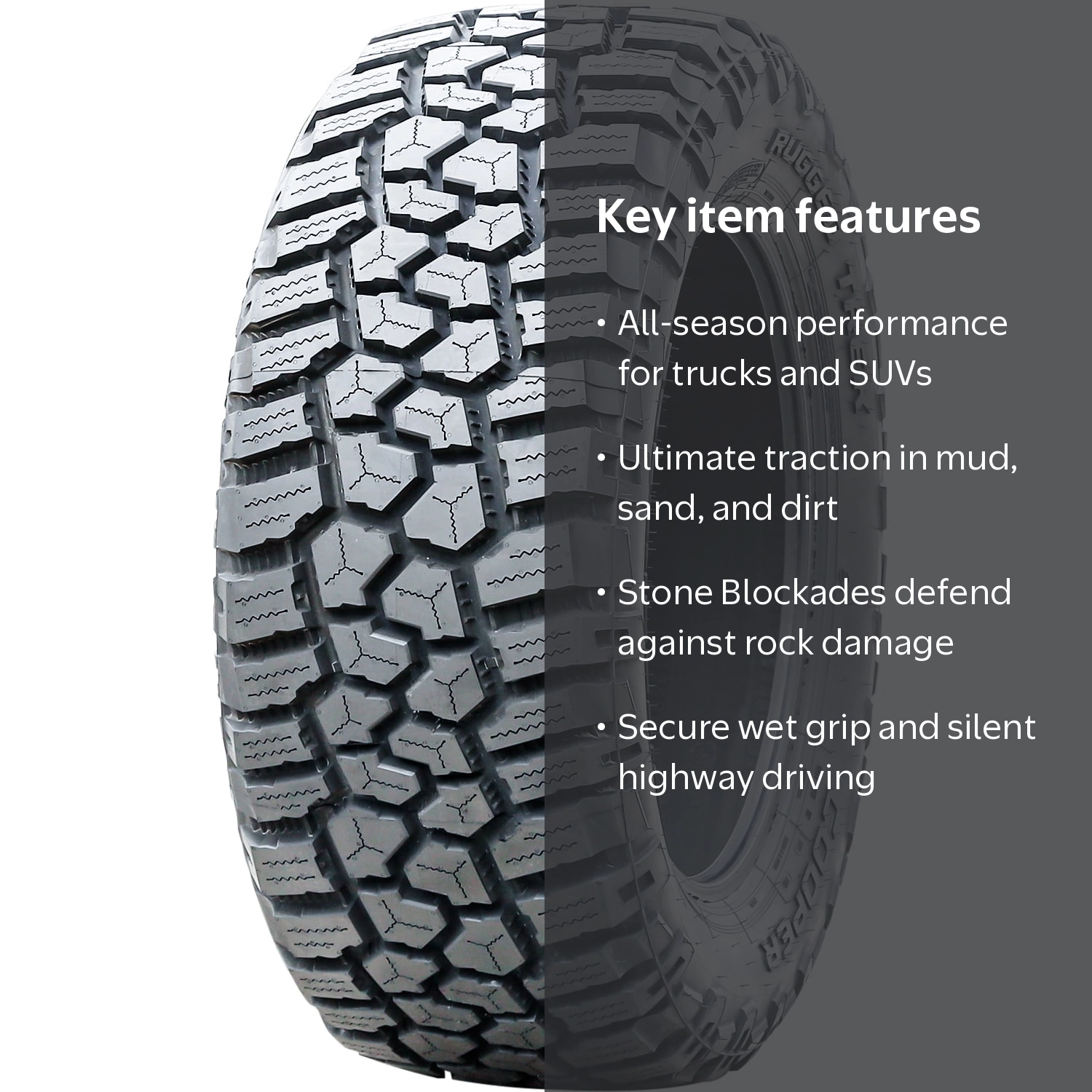 Cooper Discoverer Rugged Trek All-Season LT265/60R20 121Q Tire