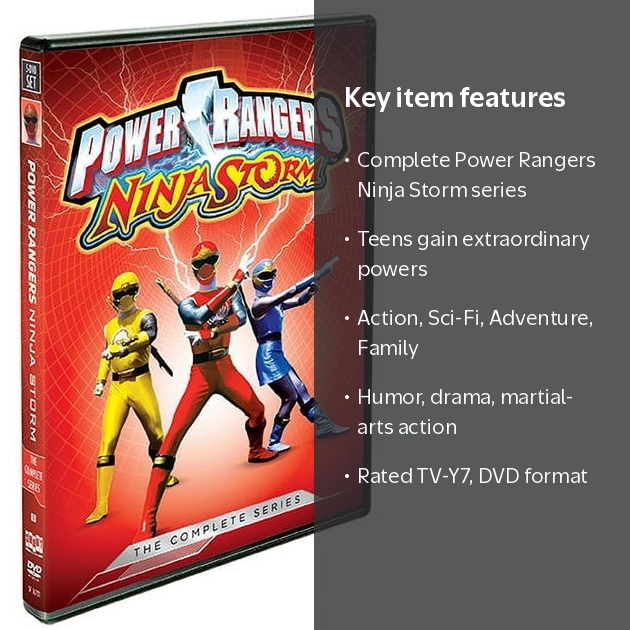 SDS, Power Rangers Ninja Storm: The Complete Series DVD - Walmart.com