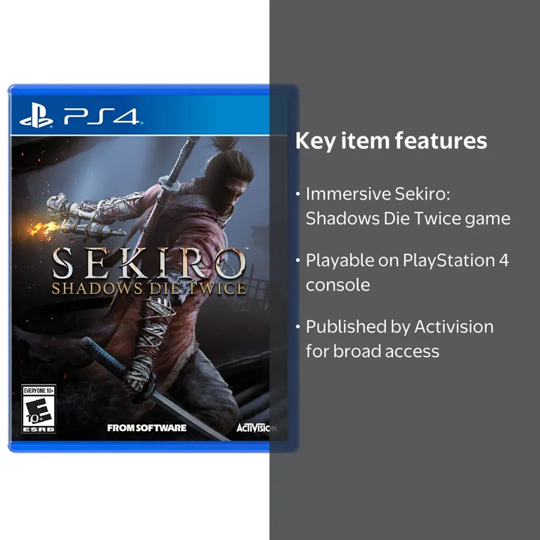 Activision's Sekiro: Shadows Die Twice Game for PS4 (Video