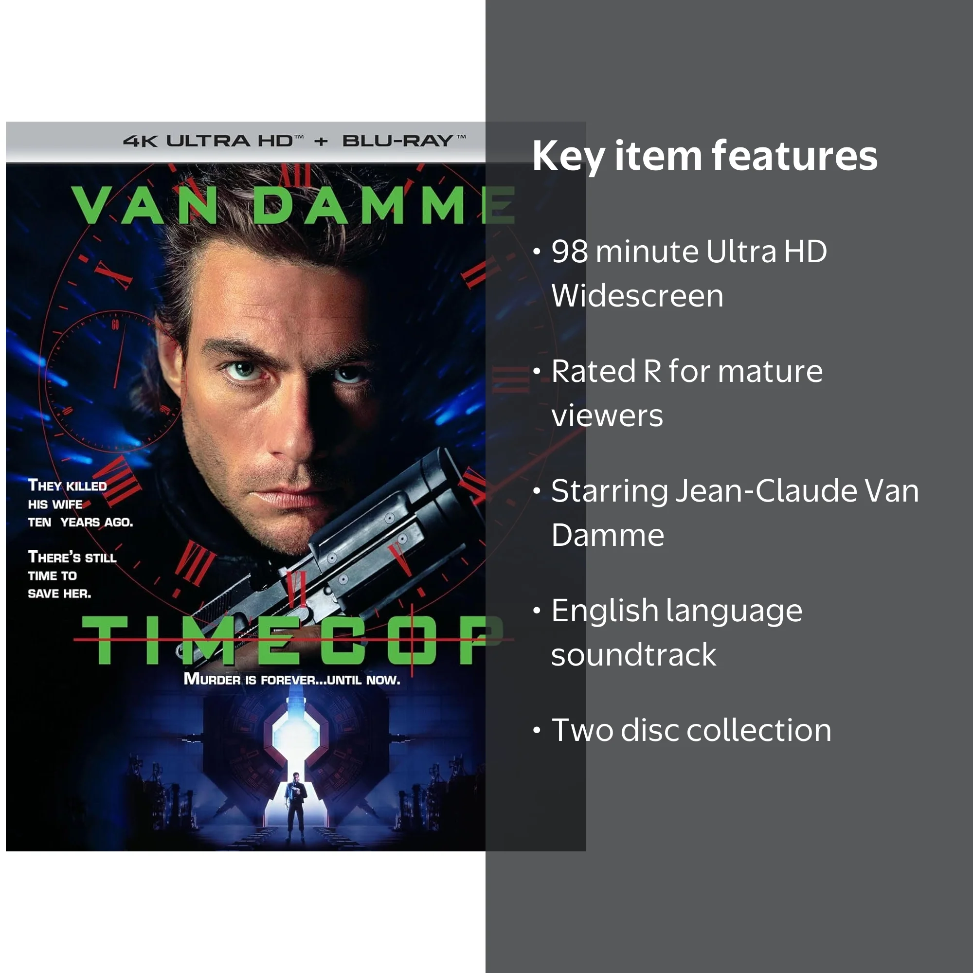Shout! Factory - Timecop [ULTRA HD] - Walmart.com