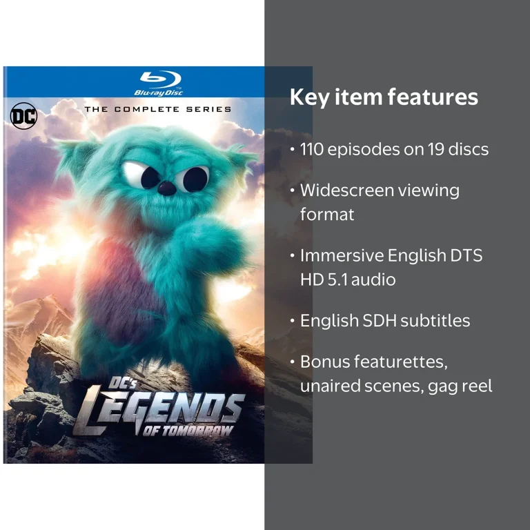 Warner, DC's Legends of Tomorrow: The Complete Series, 19-Disc Set