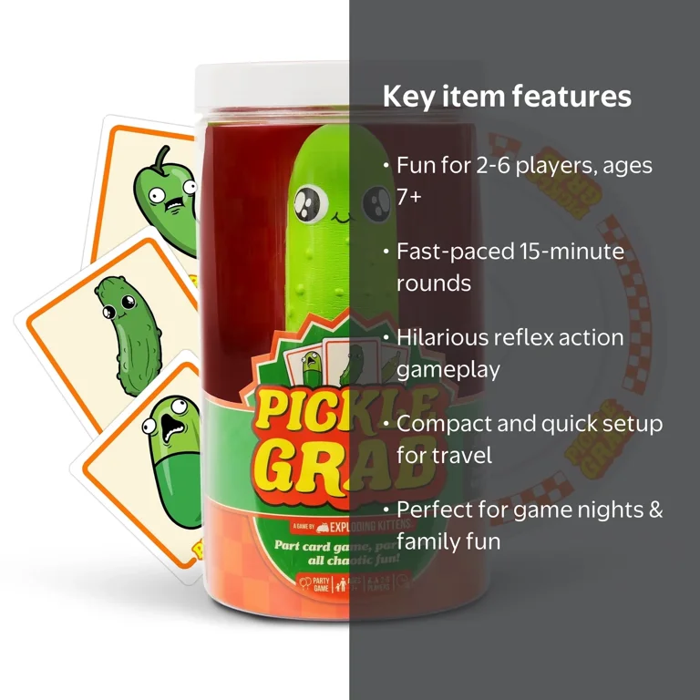 Exploding Kittens Presents, Pickle Grab - A Speed Grabbing Card