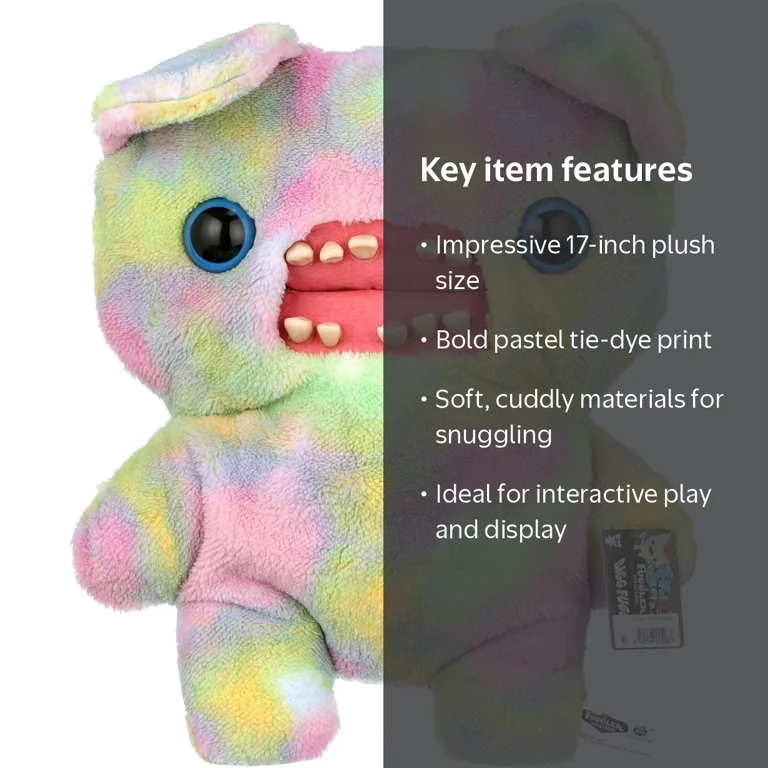 Fuggler, Bigg Fugg Screech Plush, 17 inch, Multicolor - Walmart.com