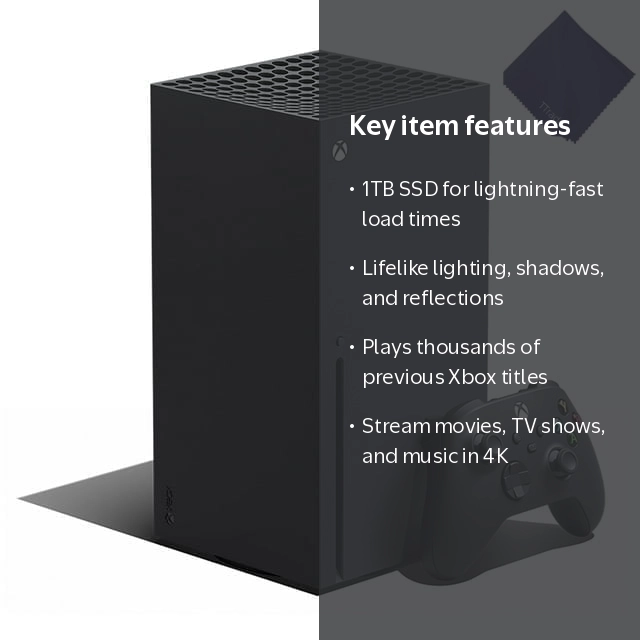 New TTrade Microsoft Xbox Series X 1TB Gaming Console - Next-Gen New TTrade Microsoft Xbox Series X 1TB Gaming Console - Next-Gen