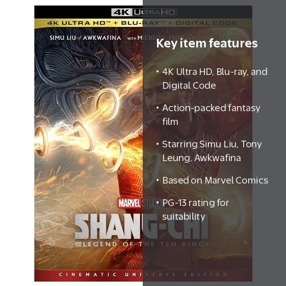 Shang-Chi and the Legend of the Ten Rings (4K Ultra HD + Blu-ray +