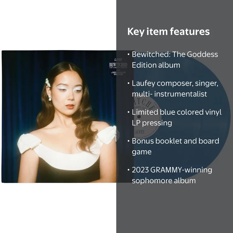 Laufey LLC, Vinyl, Bewitched Goddess Edition, Blue Colored LP
