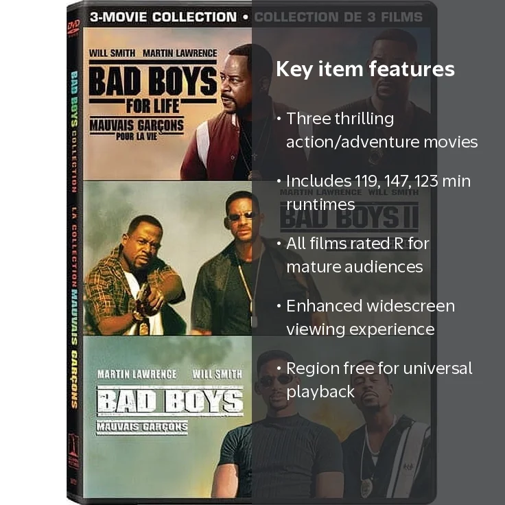 Sphe Collection: Bad Boys Trilogy - Bad Boys, Bad Boys II, Bad