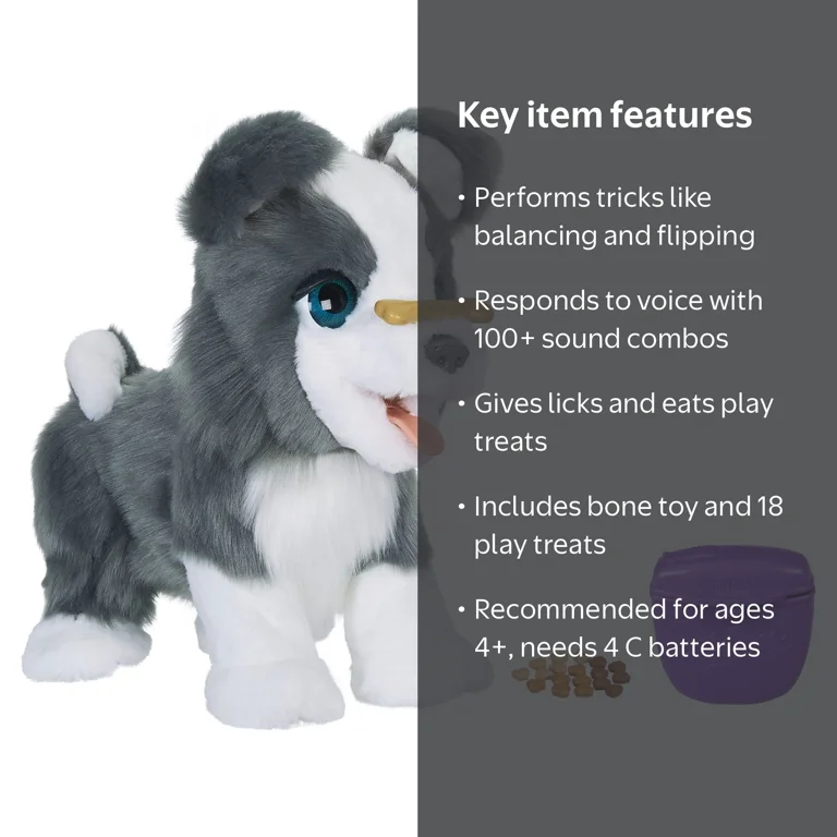 いぬ furReal Ricky, the Trick-Lovin' Interactive Plush Pet Toy