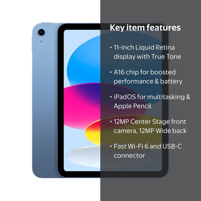 iPad A16 11インチ 128GB 美品 ブルー Wi-Fi 2025 Apple, 11-inch iPad A16 Wi-Fi 512GB, Blue with Liquid Retina