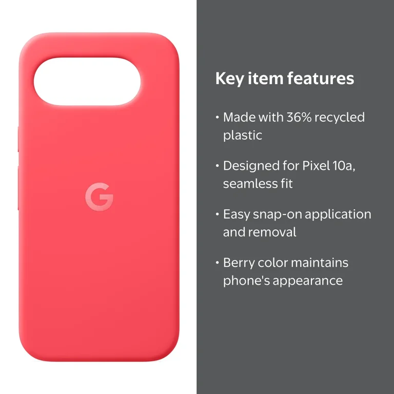 Google Pixel 10a Case - Berry - Walmart.com