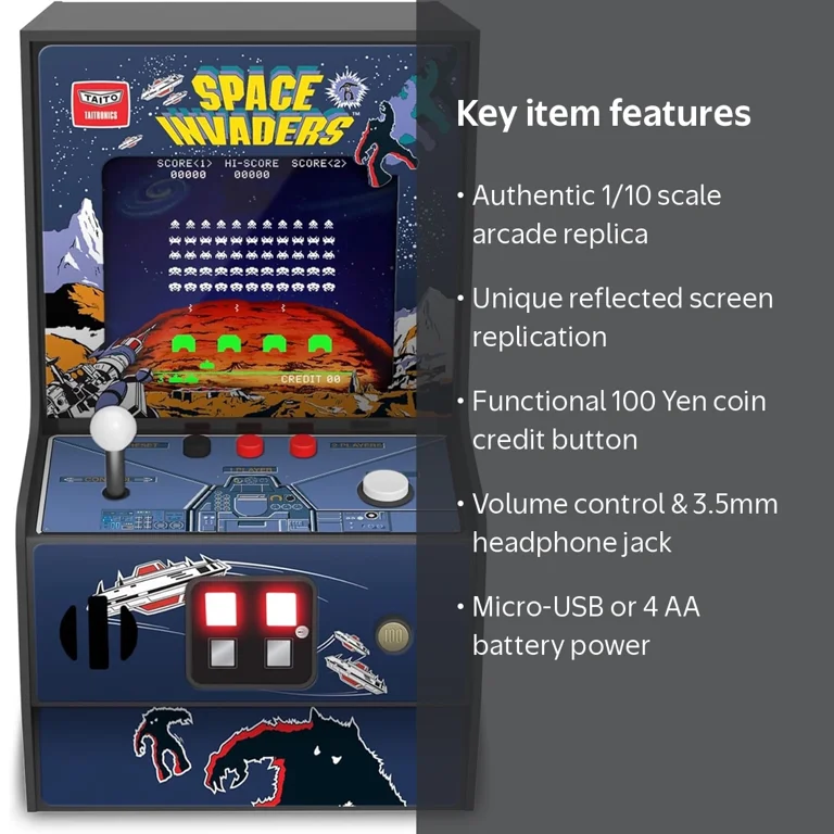 My Arcade - Space Invaders Micro Player Retro Arcade Machine