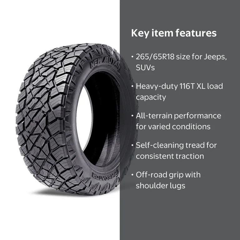 Predator New Mutant X-AT 265/65R18 116T XL All Terrain Light Truck