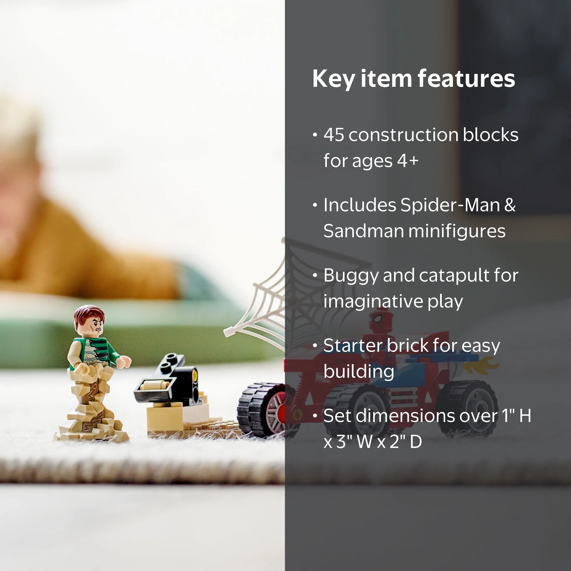 LEGO Marvel Spider-Man Building Set: Spider-Man and Sandman
