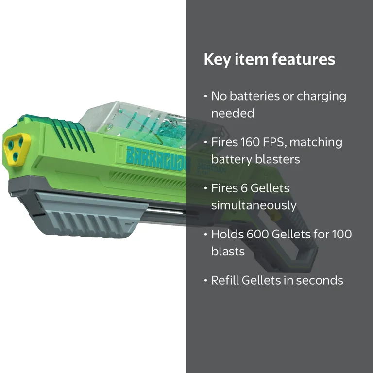 Gel Blaster Barracuda Pump Action Indoor/Outdoor Blaster with