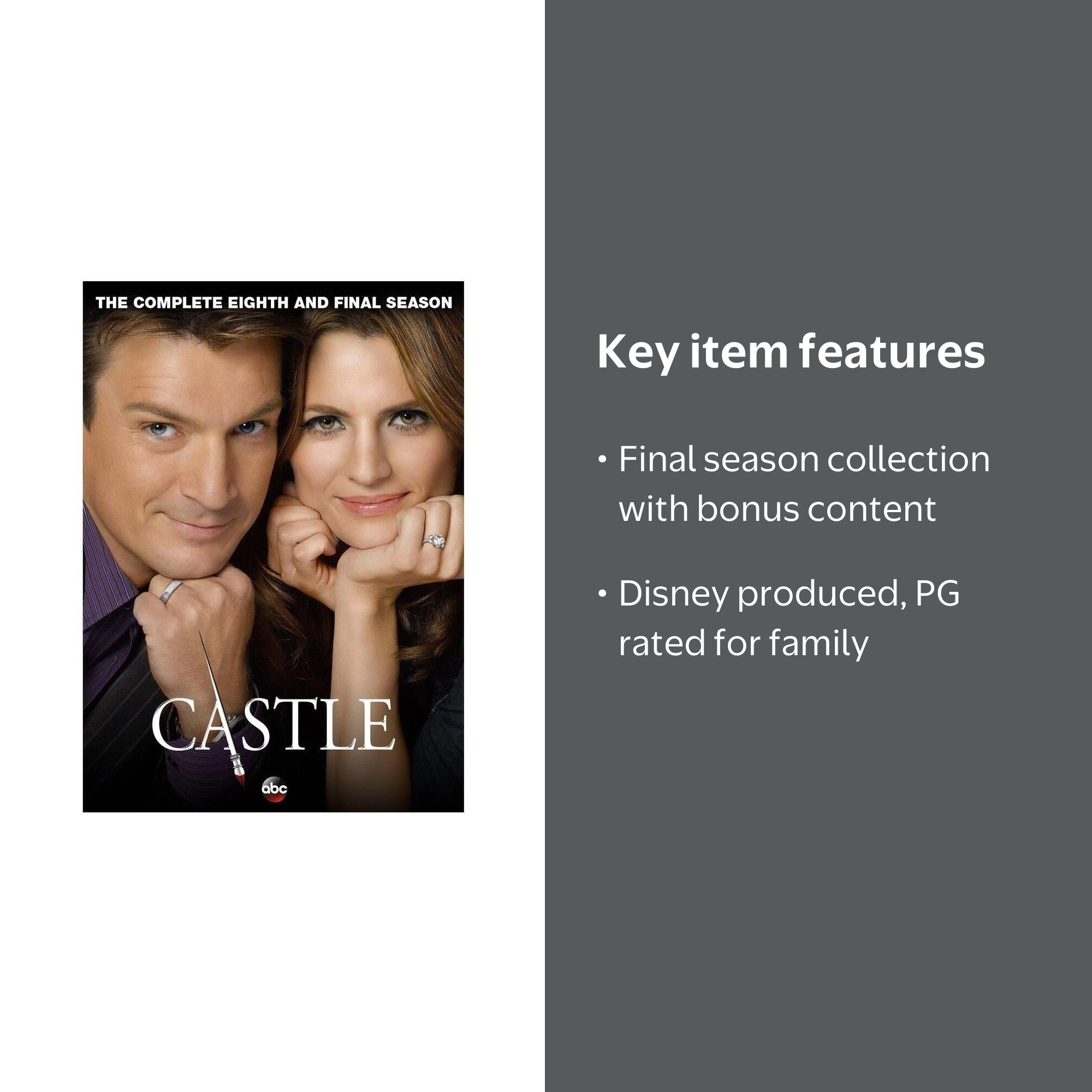 Castle: The Complete Eighth and Final Season - Walmart.com