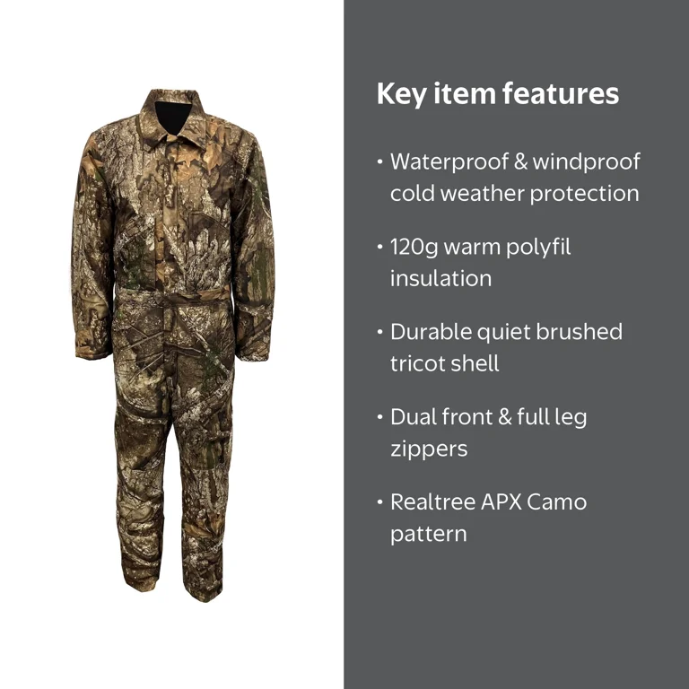 MidwayUSA Men's Hunter's Creek Coveralls Realtree APX Camo 2XL