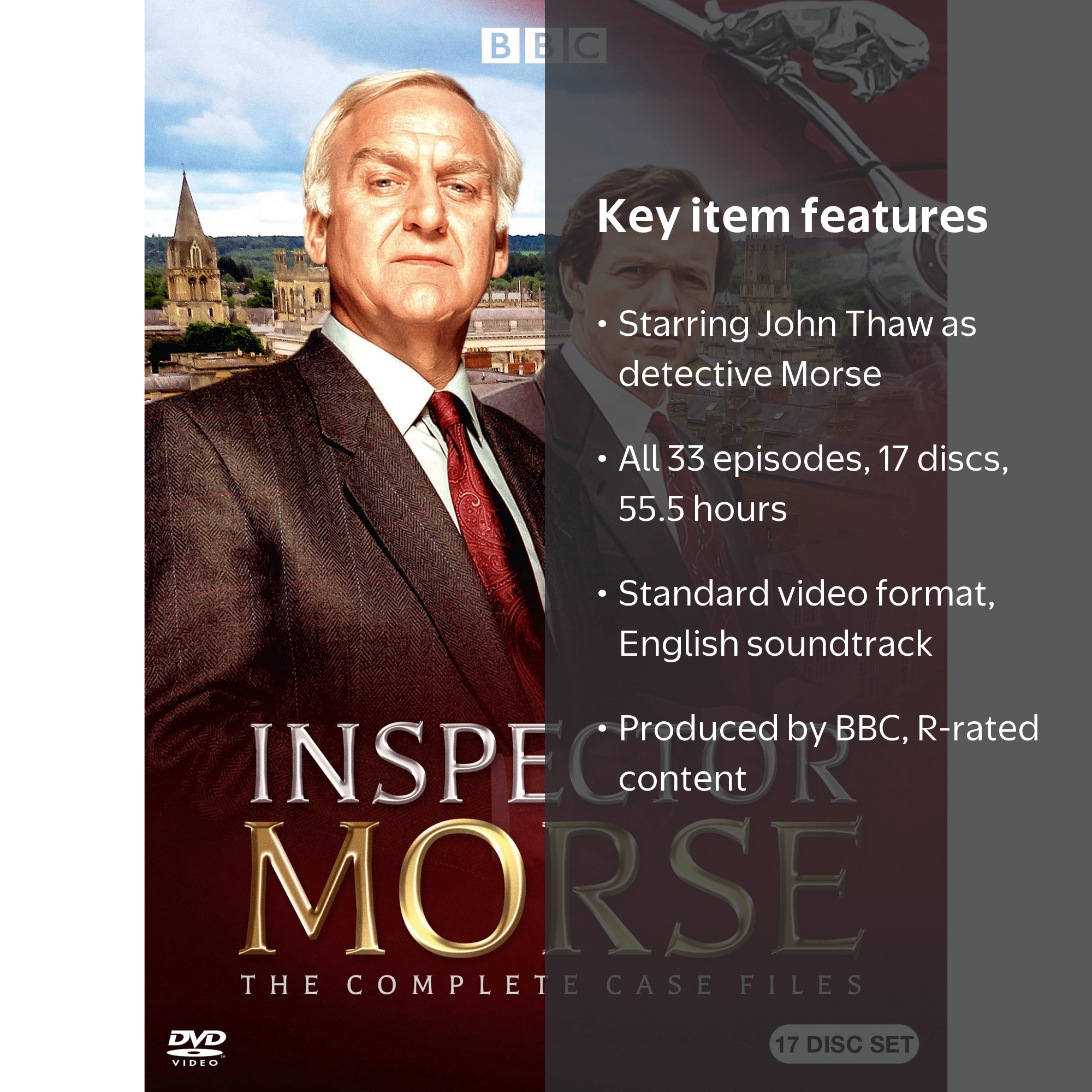 BBC Warner Inspector Morse: Complete Series Drama Box Set (DVD
