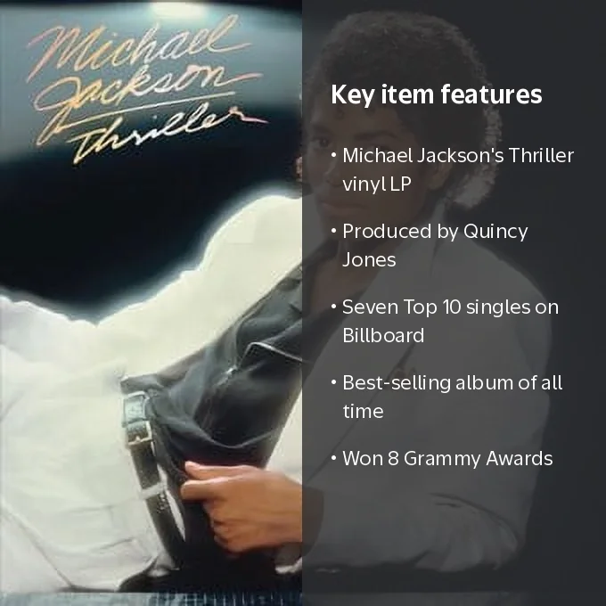 Epic, Vinyl Music Record, Thriller, Michael Jackson - Walmart.com