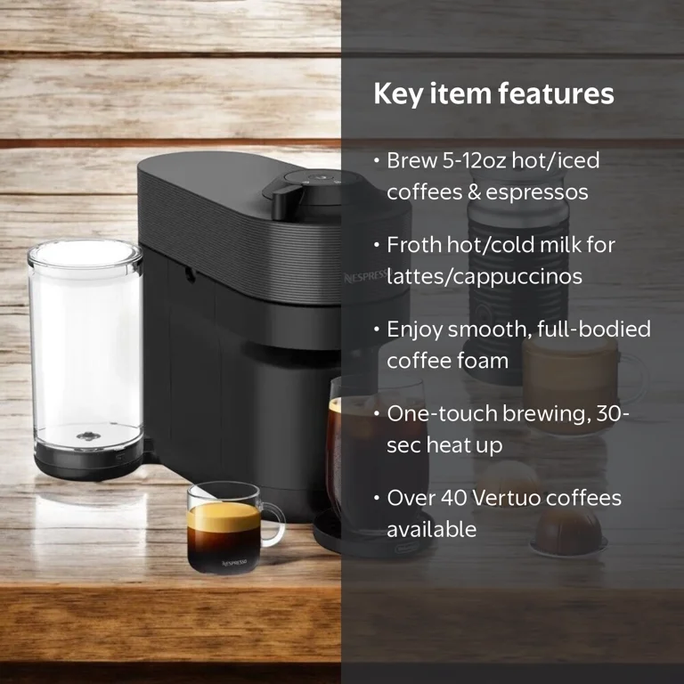 Nespresso Vertuo Pop Coffee and Espresso Maker by De'Longhi with