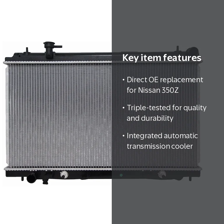 OSC Automotive 2576 Radiator For Nissan 350Z, Factory Finish OSC Automotive 2576 Radiator For Nissan 350Z, Factory Finish