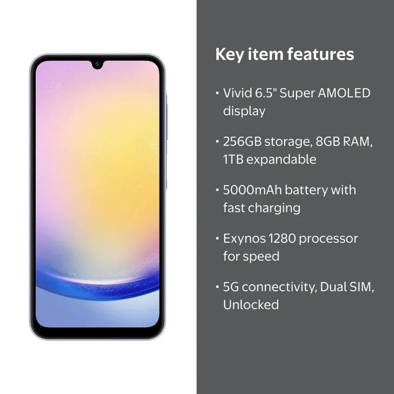 Samsung Galaxy A25 5G 256GB, 6.5