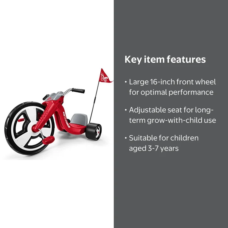 Radio Flyer Big Flyer Sport Tricycle, 16