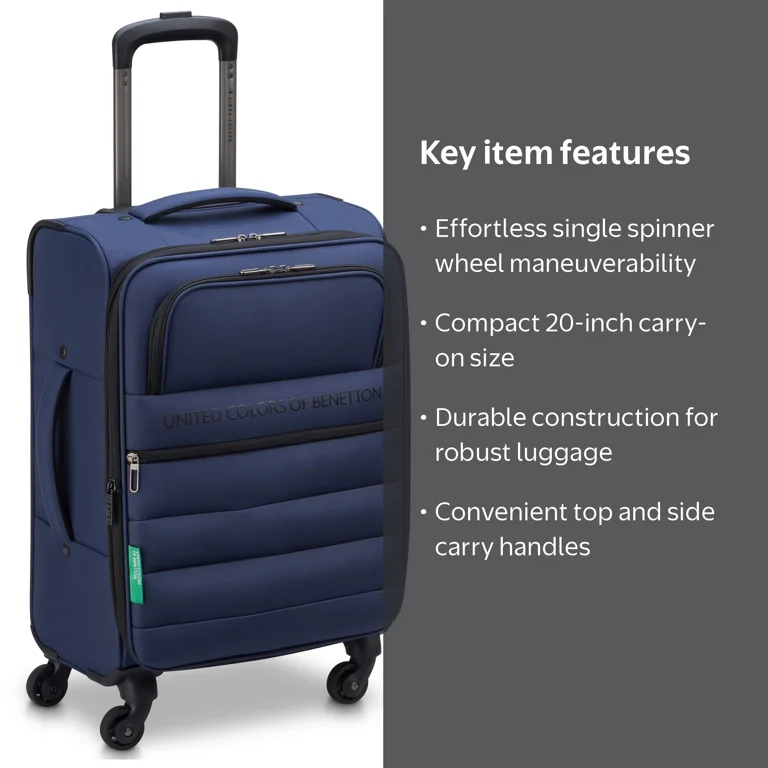United Colors of Benetton x Delsey Paris Ribbed Softside 20