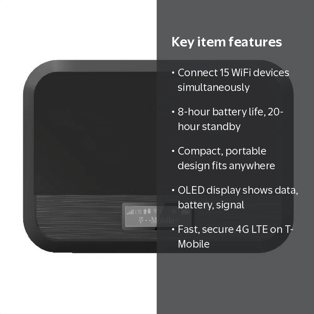 Franklin Wireless R717 4G LTE On the Go Mobile Hotspot T-Mobile