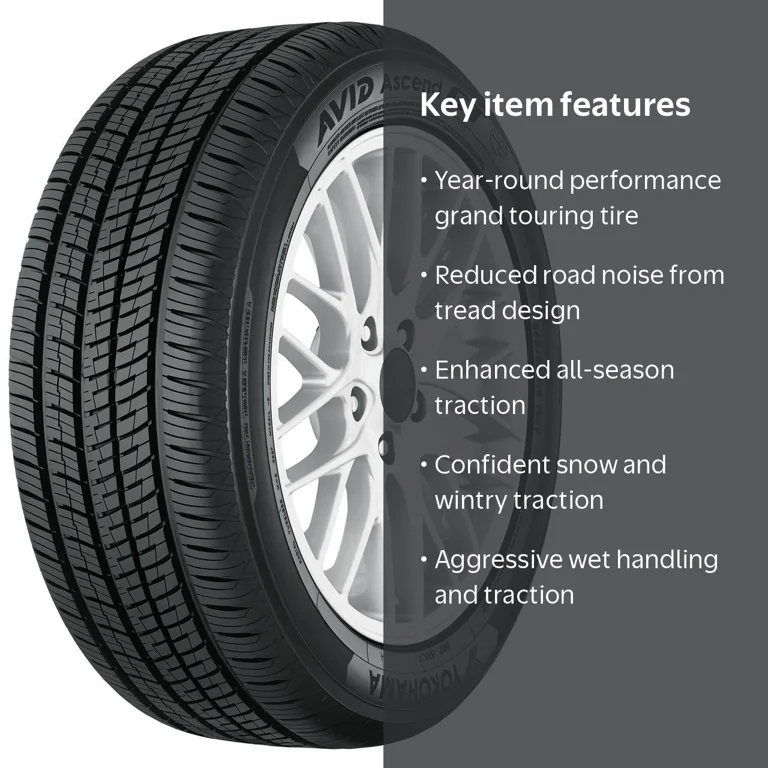 Yokohama Avid Ascend GT All Season 205/60R16 92H Passenger Tire