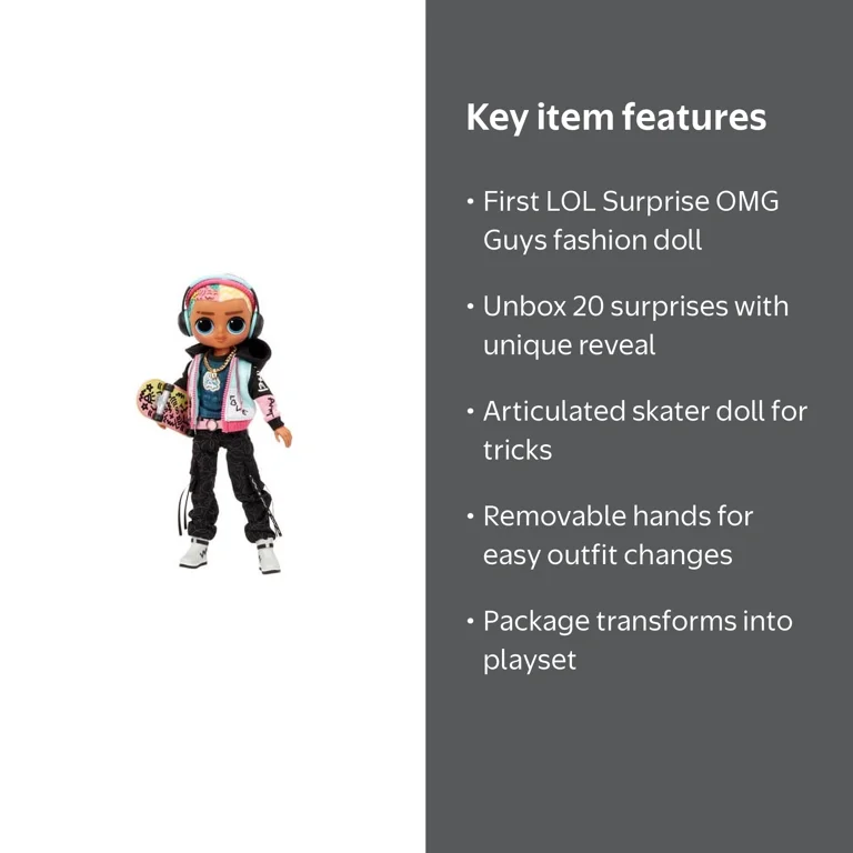 Walmart Exclusive: LOL Surprise OMG Doll Cool Lev with 20
