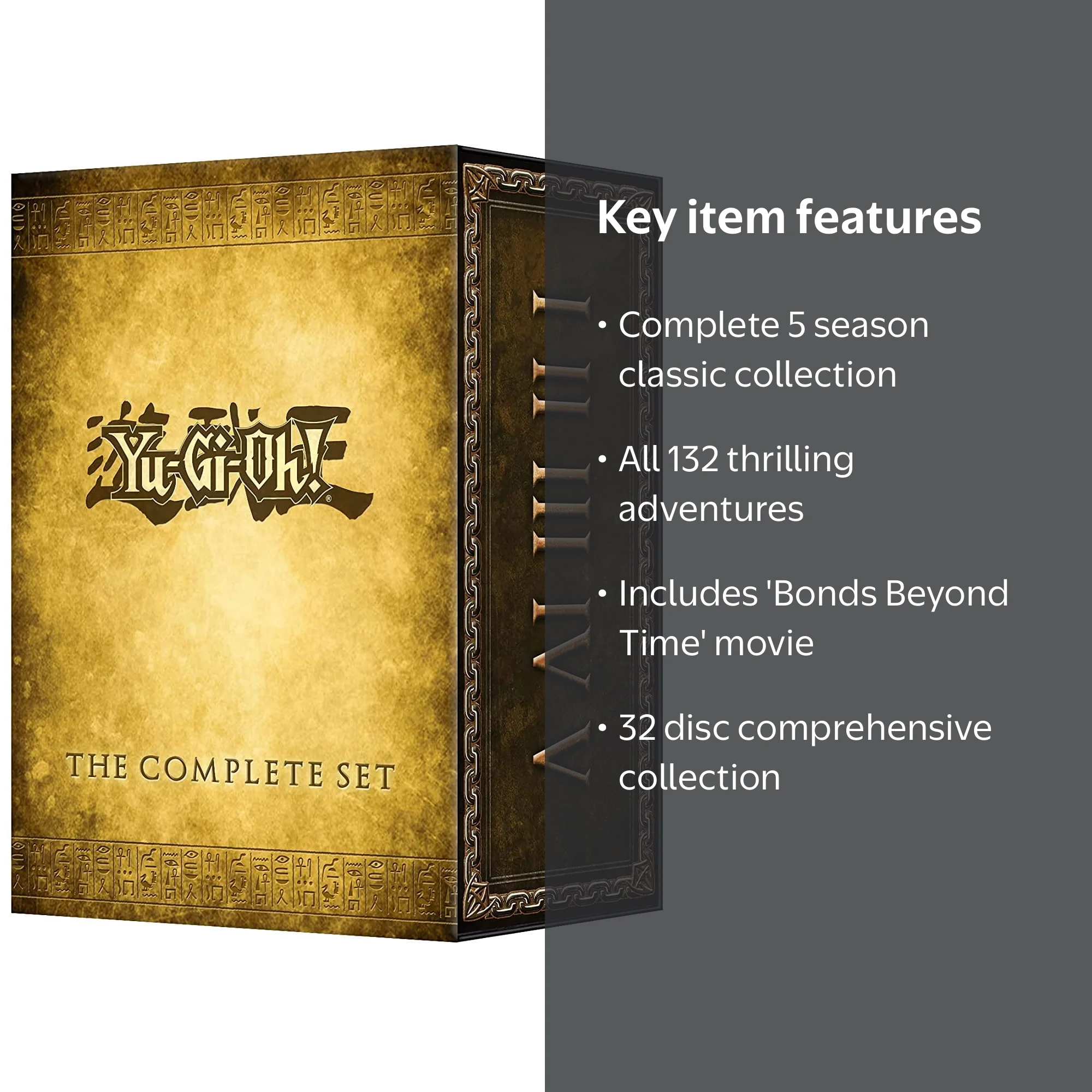 Yu-Gi-Oh! Classic: The Complete Series DVD, 132 episodes, 32 discs