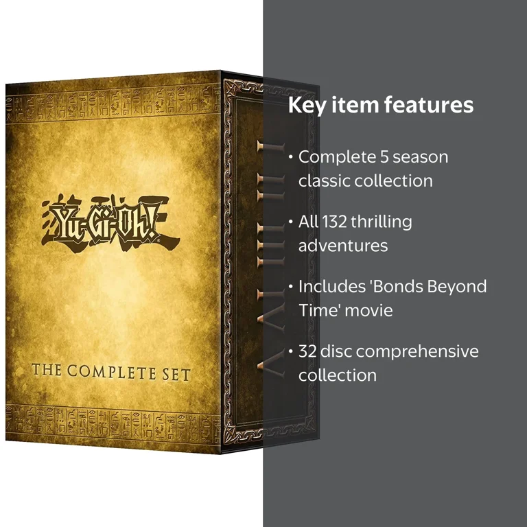 Yu-Gi-Oh! Classic: The Complete Series DVD, 132 episodes, 32 discs