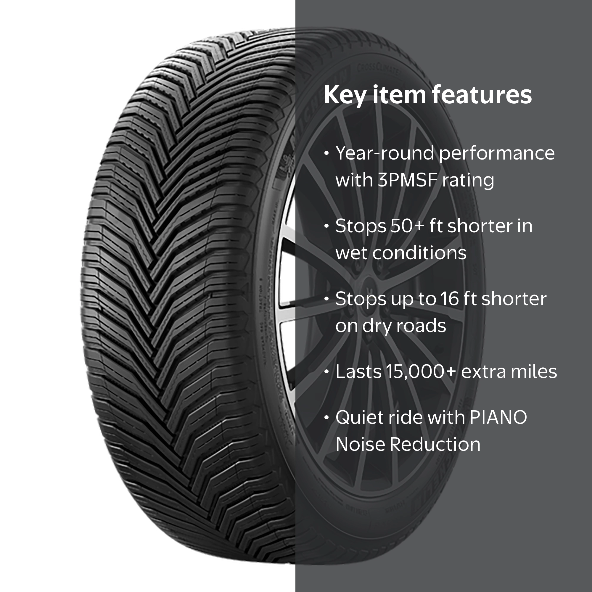 Michelin CrossClimate 2 235/45R20 100H XL All Weather Performance