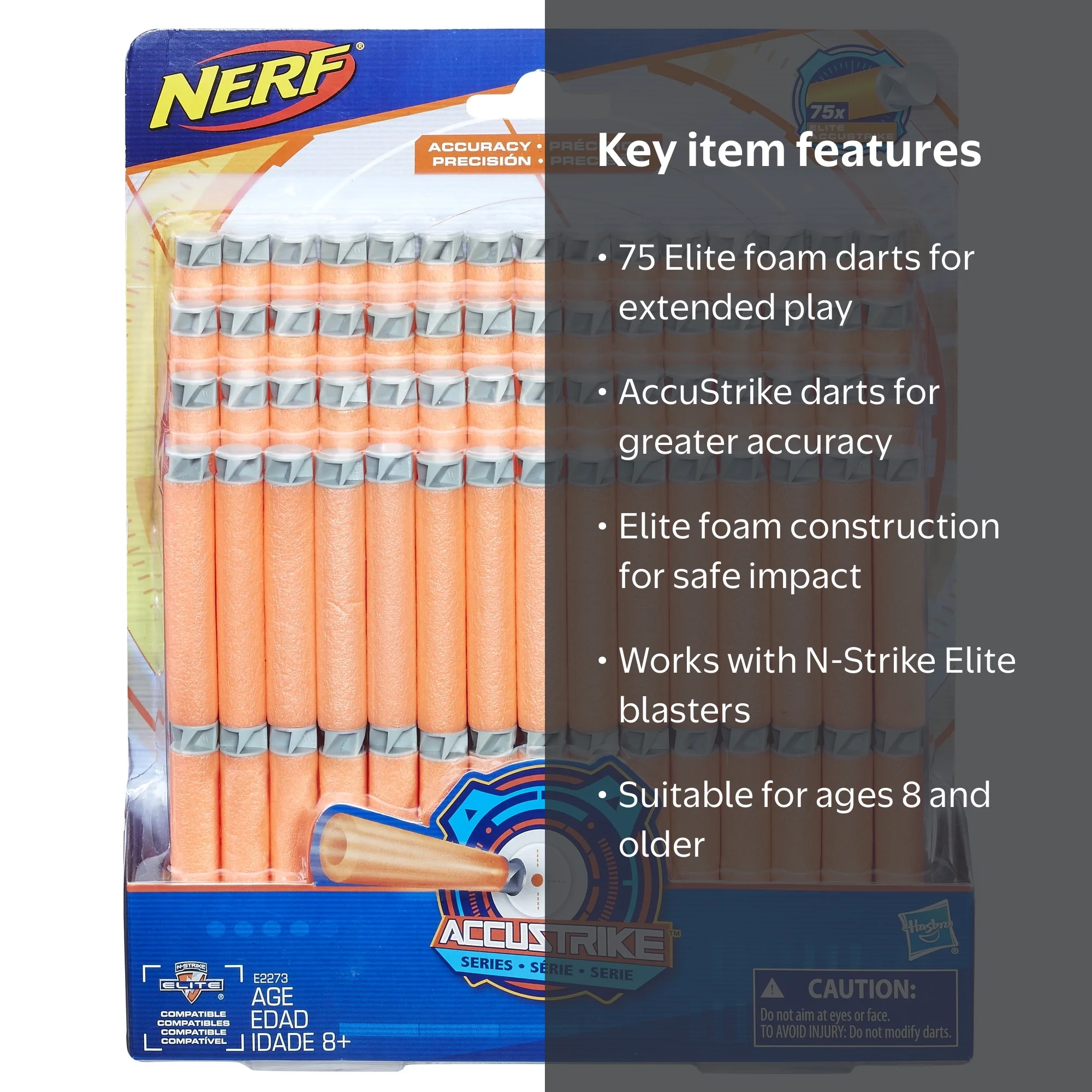Nerf, N-Strike Elite AccuStrike Series 75-Pack Foam Darts