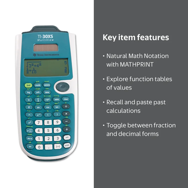 Texas Instruments Ti-30xs Multiview 16-digit LCD Scientific