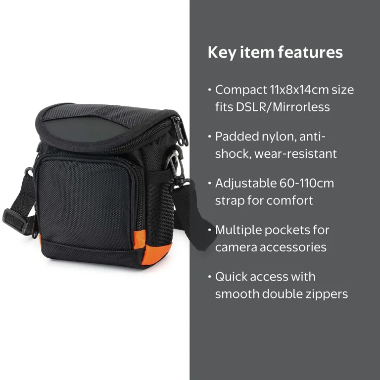 crossbody travel bag that can hold a dslr Lo & Sons Claremont Camera - Full Grain Leather Quick AccessThe Sling Camera Bag features opening with double K&F CONCEPT Camera Sling Bag,