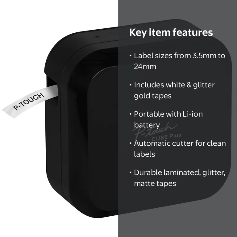 Brother P-touch CUBE Plus PT-P710BT Wireless Bluetooth Label Maker