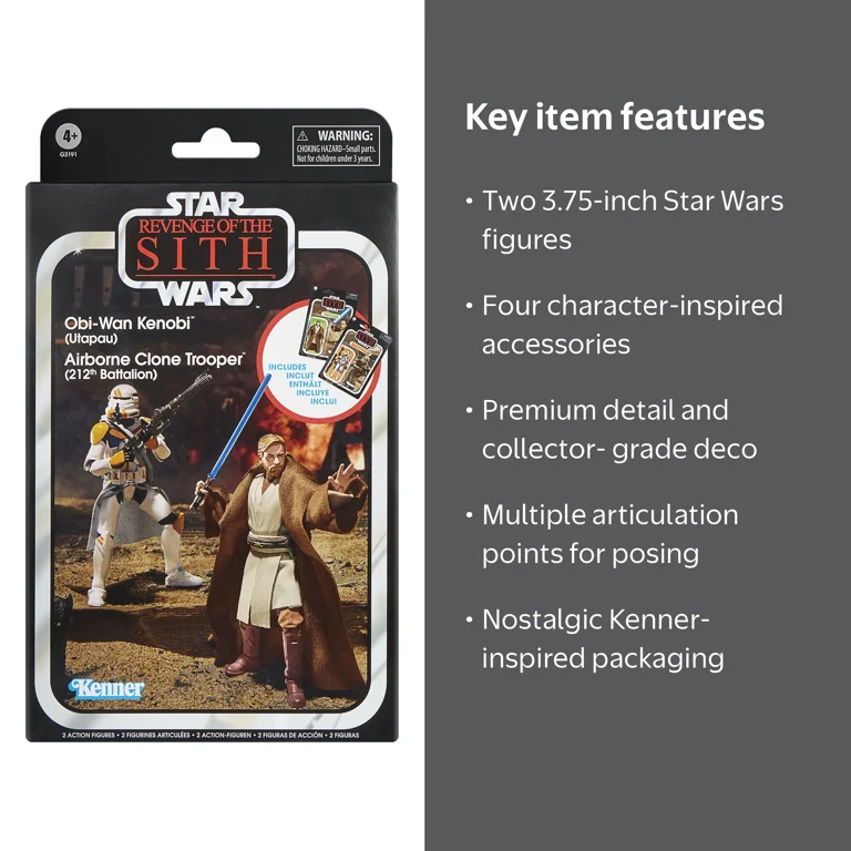 Star Wars The Vintage Collection Obi-Wan Kenobi & Clone Trooper
