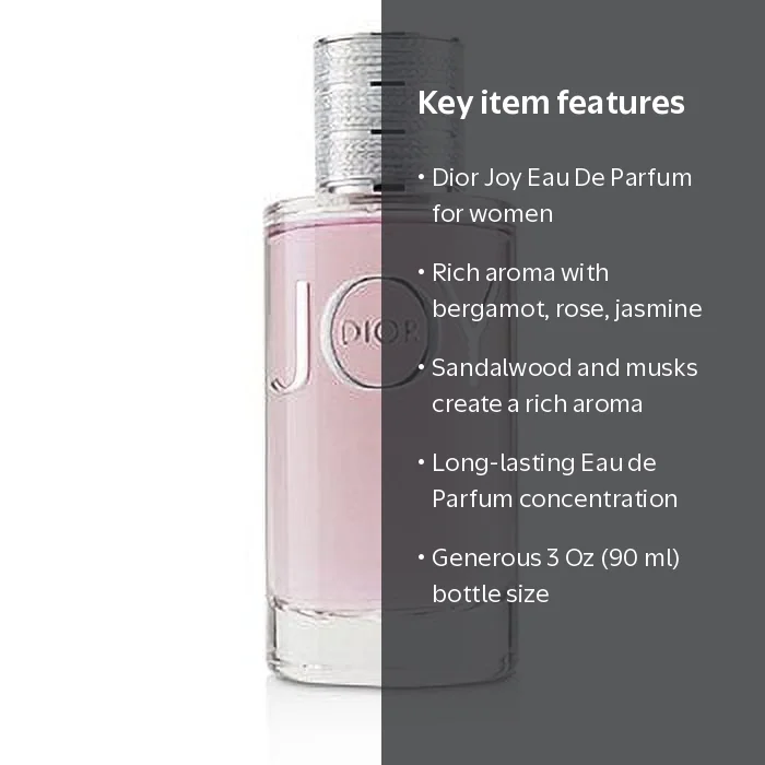 Christian Dior Joy Eau De Parfum for Women, 3 Oz Sealed - Walmart.com