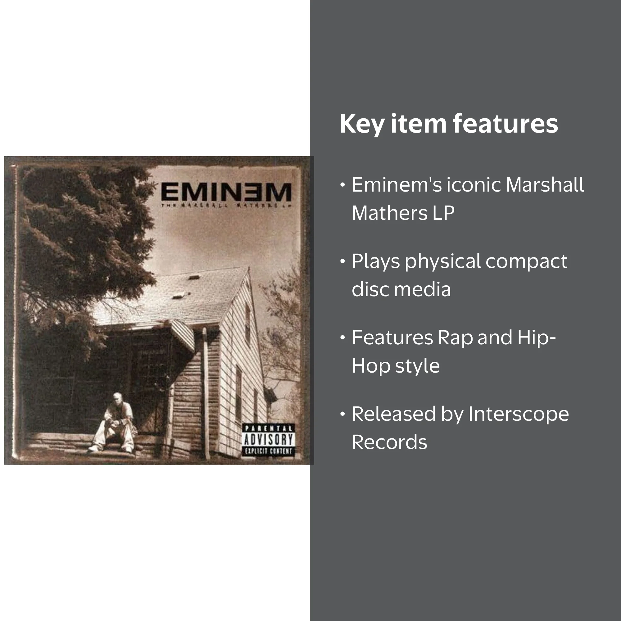 Eminem - The Marshall Mathers LP - Music & Performance - CD
