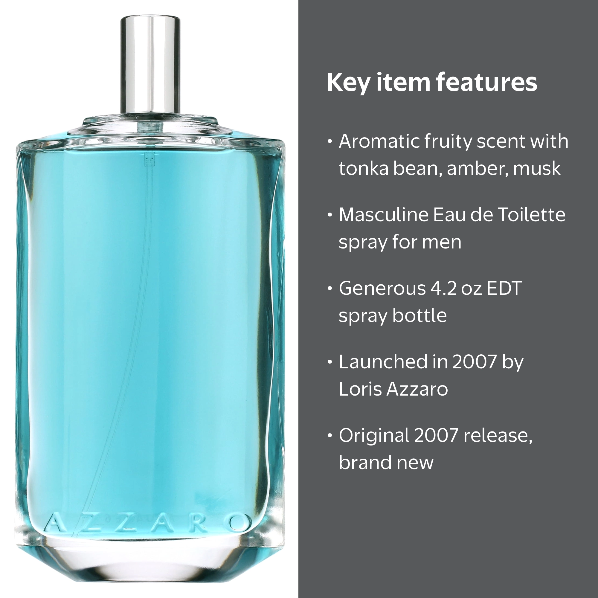 Azzaro Chrome Legend Eau de Toilette Spray 4.2 oz, Fragrance