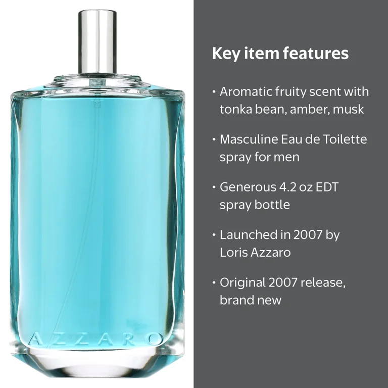 Azzaro Chrome Legend Eau de Toilette Spray 4.2 oz, Fragrance