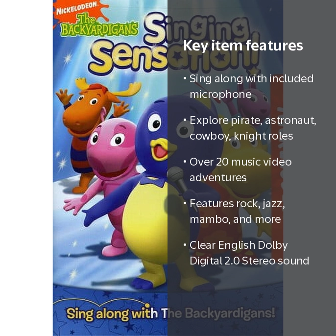 The Backyardigans: Singing Sensation!, DVD, Over 20 Music Videos