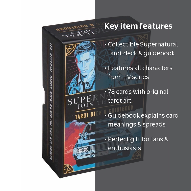 Minerva Siegel: Supernatural Tarot Deck & Guidebook, 78-card