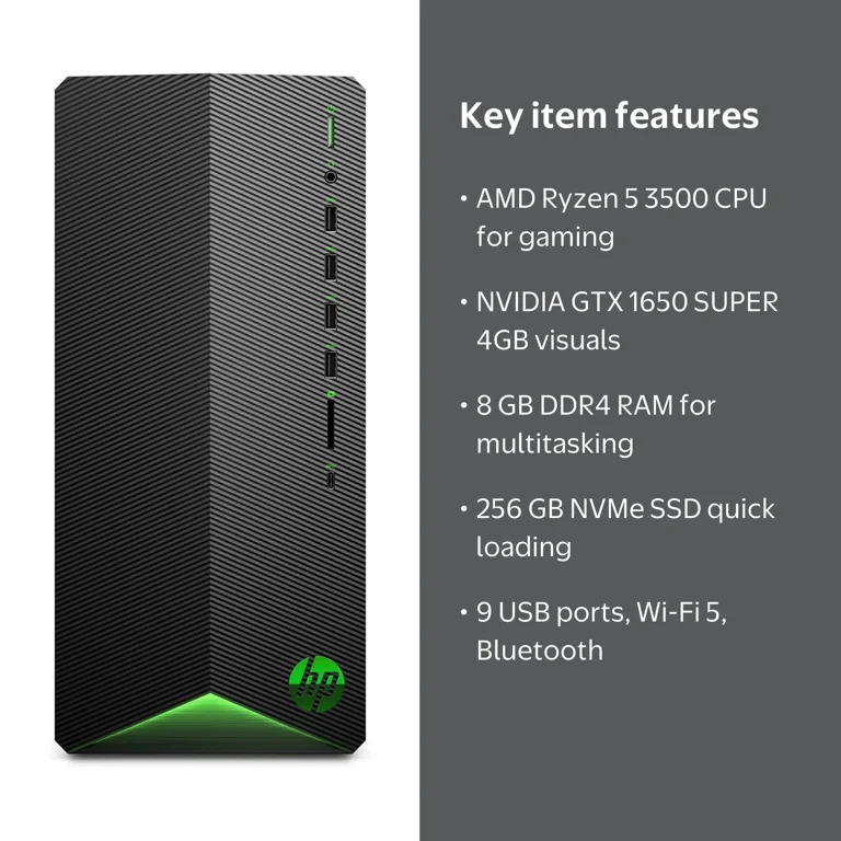 HP Pavilion Elite AMD Ryzen 5, GTX 1650 Super, 8GB/256GB Gaming