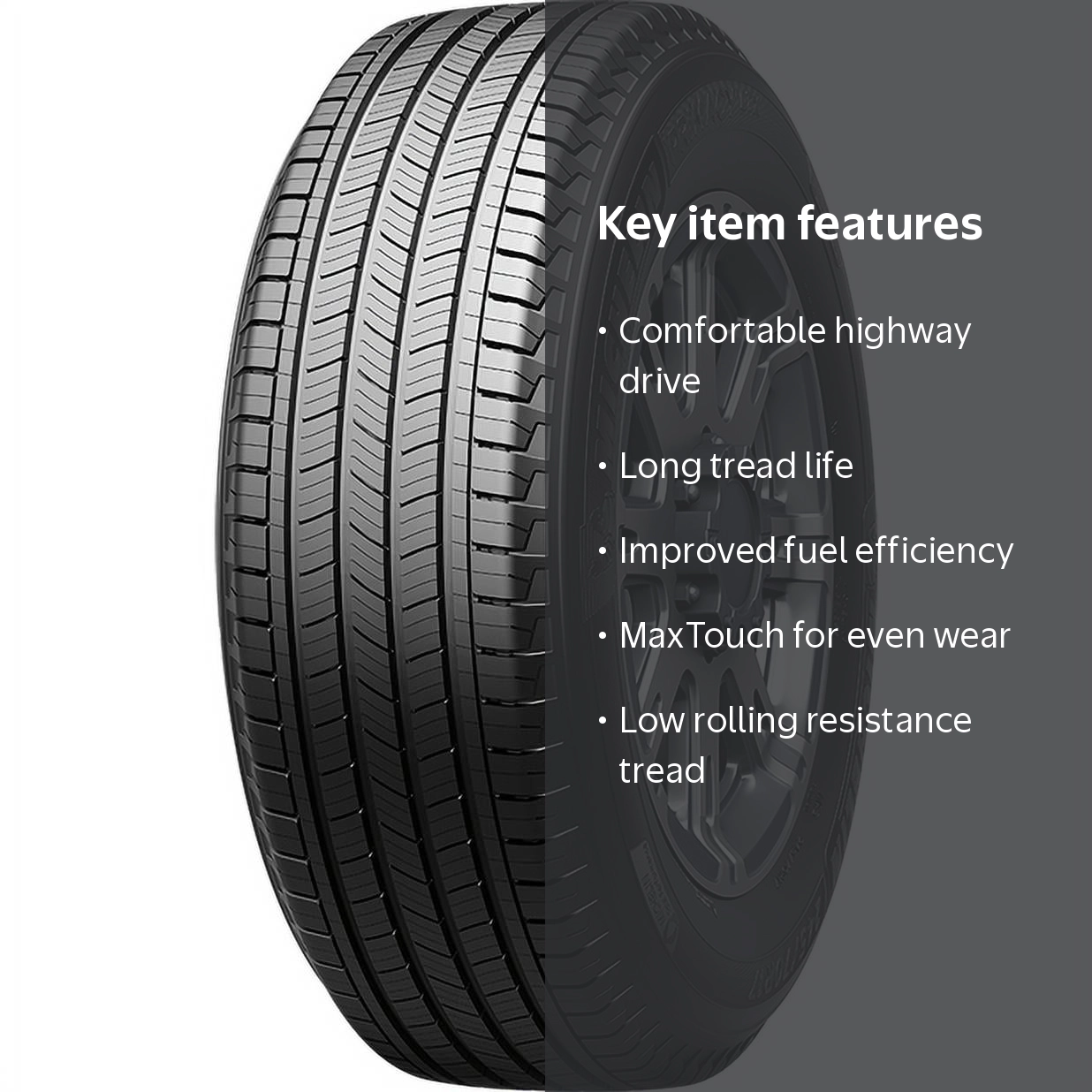 送料込み　265/65R17 MICHELIN Michelin Primacy LTX All-Season 265/65R17 Tire, 112T - Walmart.com