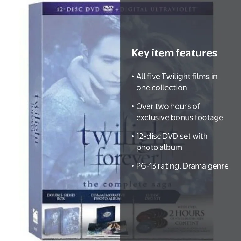 Twilight Forever: The Complete Saga DVD - Breaking Dawn, Eclipse