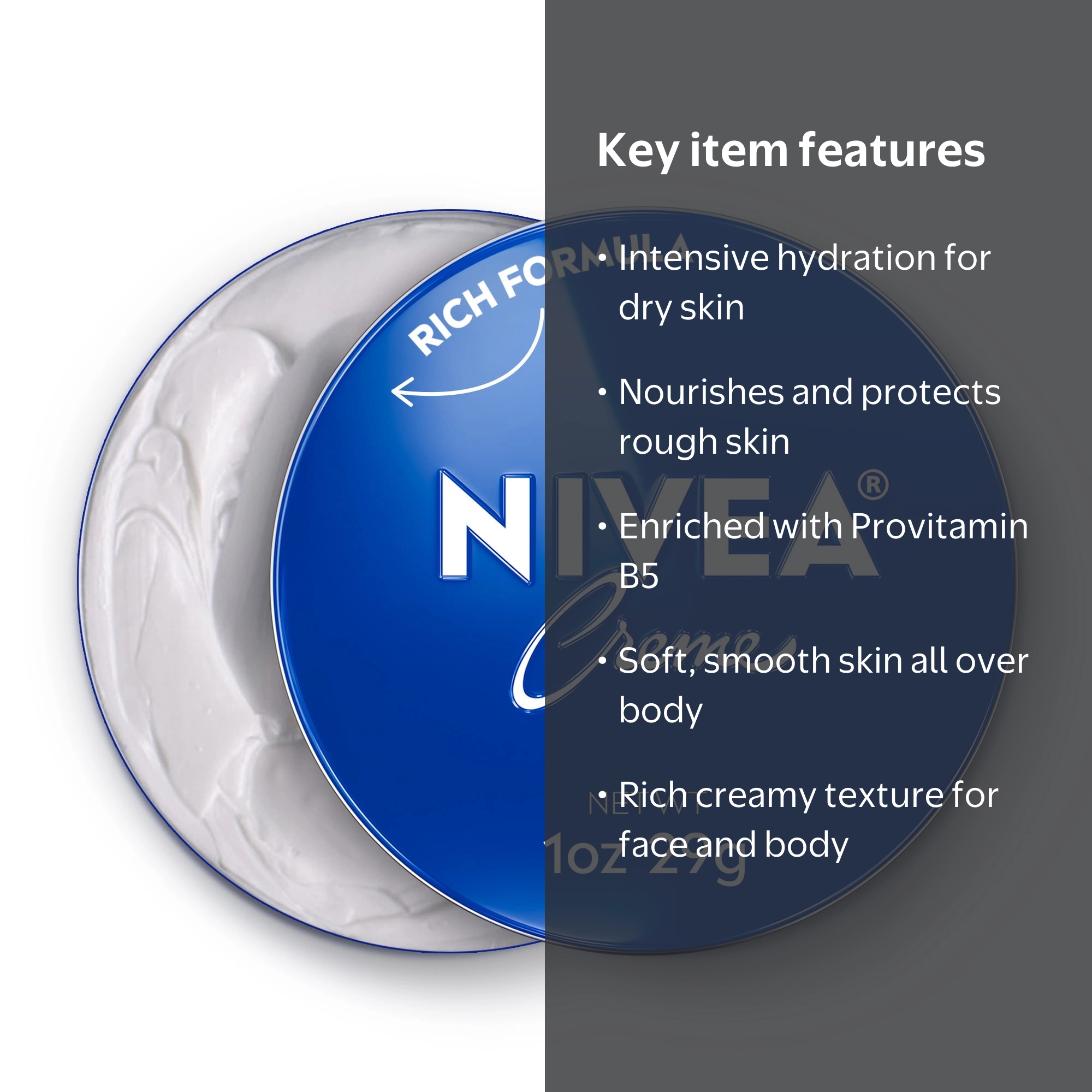 NIVEA Creme: Daily Skin Care Moisturiser for Soft Skin, Extended