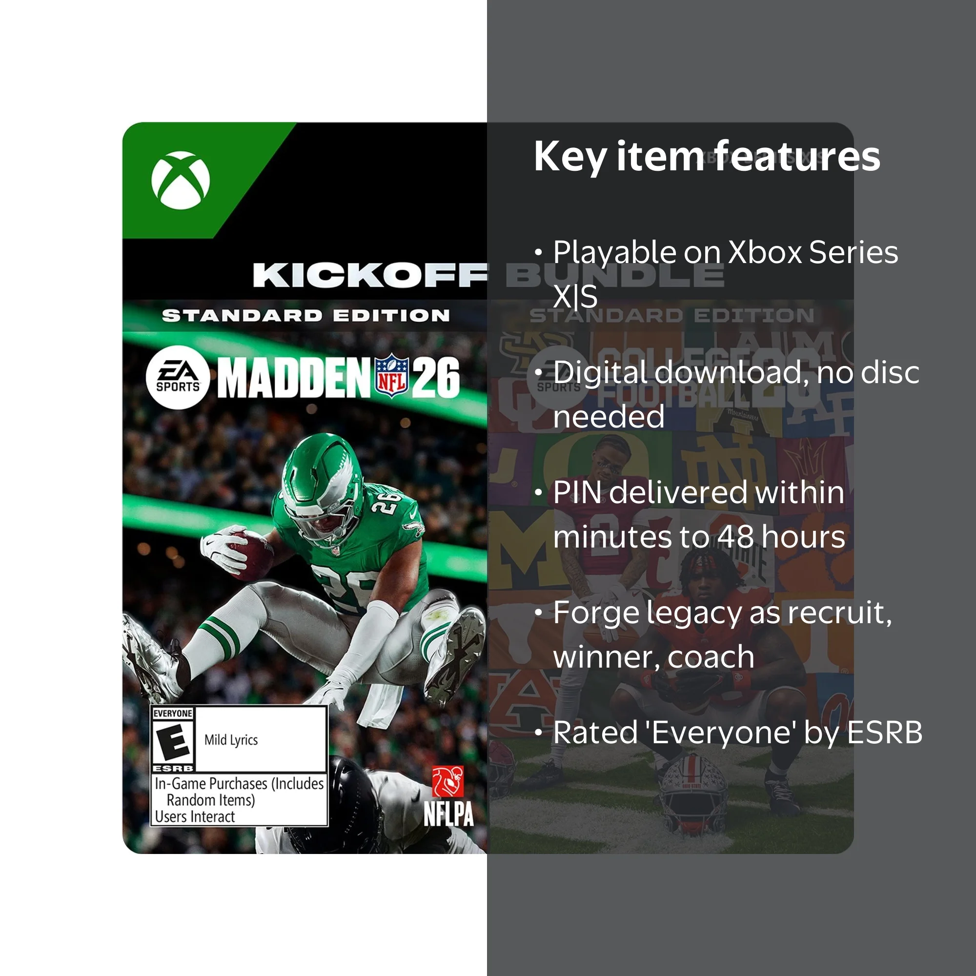 College Football 26: Kickoff Bundle - Xbox Series X|S [Digital